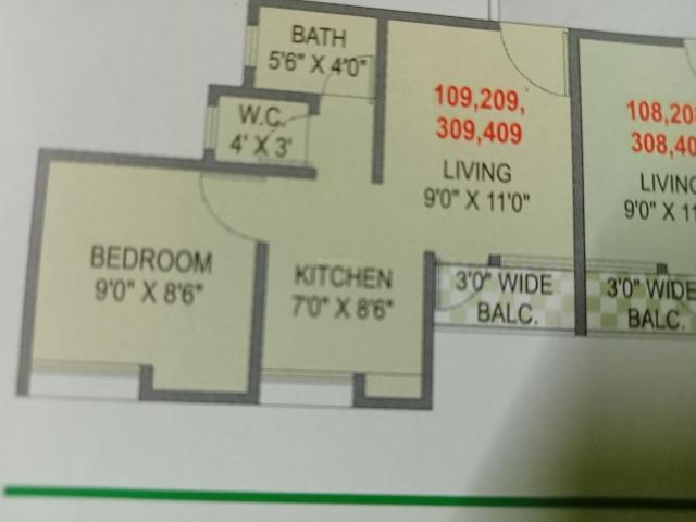 1 BHK Apartment in Sanaswadi for resale Pune. The reference number is 9047295