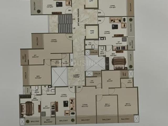1 BHK Apartment in Panvel for resale Navi Mumbai. The reference number is 17791436