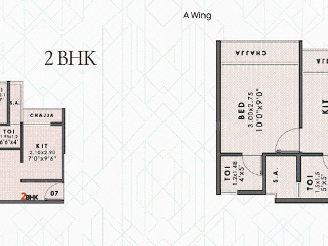 1 BHK Apartment in Panvel for resale Navi Mumbai. The reference number is 20712548