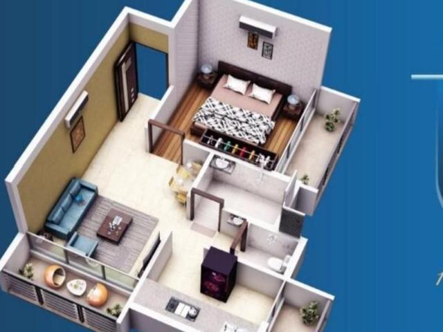 1 BHK Apartment in Panvel for resale Navi Mumbai. The reference number is 20214754