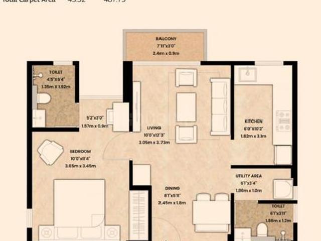 1 BHK Apartment in Pimpri for resale Pune. The reference number is 17626881