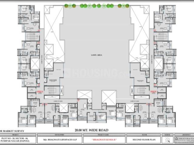1 BHK Apartment in Pushpak Nagar for resale Navi Mumbai. The reference number is 16654790