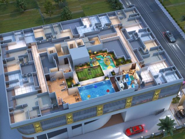 1 BHK Apartment in Pushpak Nagar for resale Navi Mumbai. The reference number is 17765024