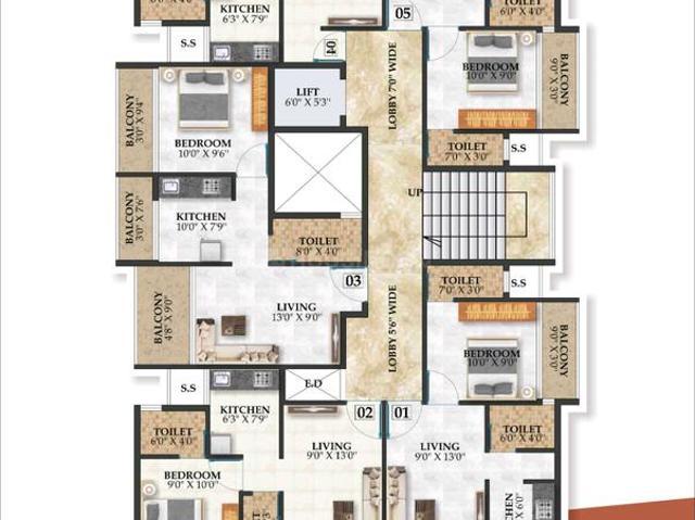 1 BHK Apartment in Ulwe for resale Navi Mumbai. The reference number is 13819065