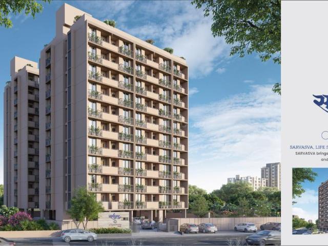 1 BHK Apartment in Vaishno Devi Circle for resale Ahmedabad. The reference number is 20875293