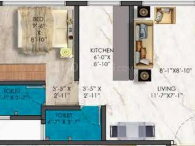 1 BHK Apartment in Vikhroli East for resale Mumbai. The reference number is 18531051