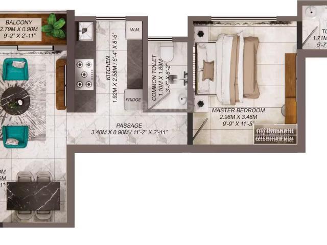 1 BHK Apartment in Vikhroli East for resale Mumbai. The reference number is 18531611