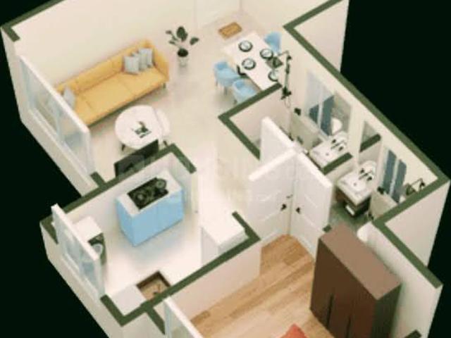 1 BHK Apartment in Vikhroli East for resale Mumbai. The reference number is 19819496