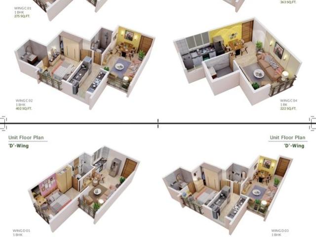1 BHK Apartment in Vikhroli East for resale Mumbai. The reference number is 19958957