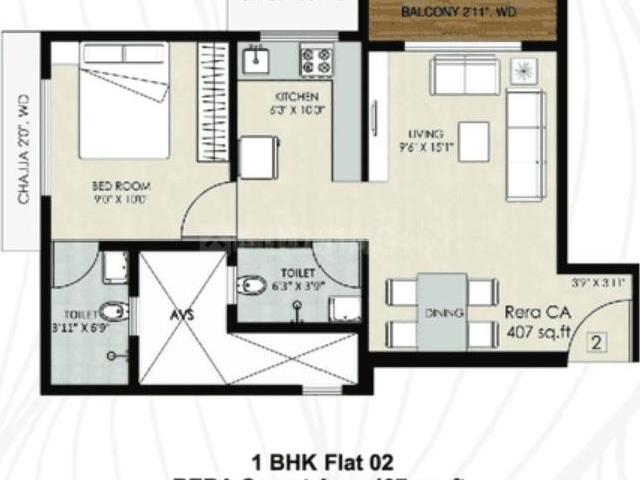 1 BHK Apartment in Vikhroli East for resale Mumbai. The reference number is 20262933
