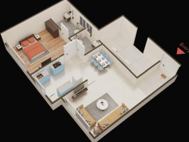1 BHK Apartment in Vikhroli East for resale Mumbai. The reference number is 20270996