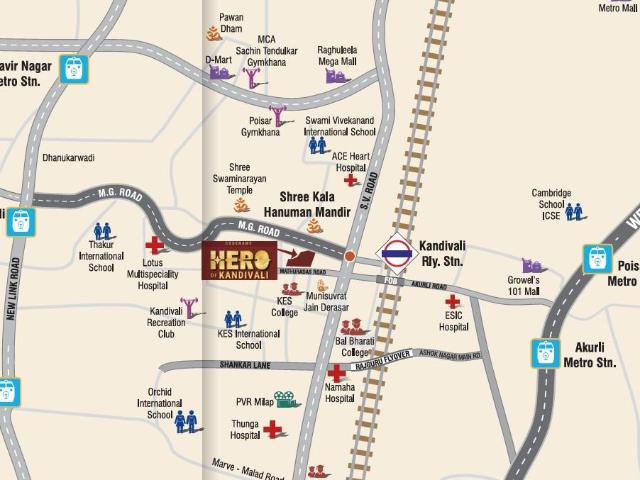 1 BHK Flat In Navkarmik Shiv Vardaan For Sale In Kandivali West