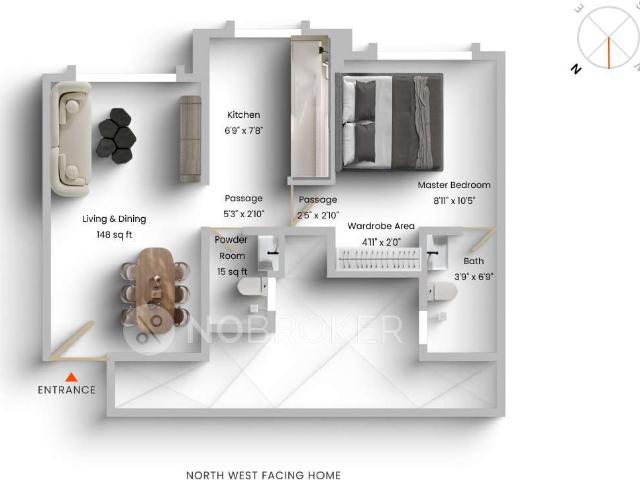 1 BHK Flat In Hiranandani Regent Hill For Sale In Powai