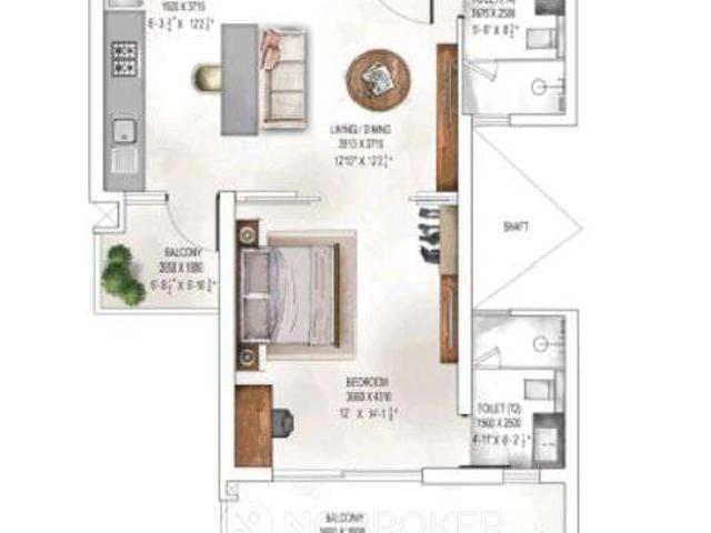 1 BHK Flat In Krisumi Waterside Residences For Sale In Sector 36a