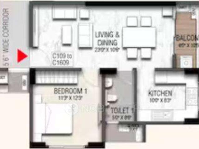 1 BHK Flat In Ramaniyam Sai Aranya For Sale In Nerkundram
