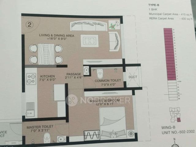 1 BHK Flat In The Baya Victoria For Sale In Byculla West