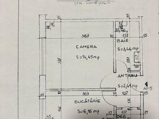 1 Cameră, apartament de vanzare Bihor judet, Osorhei 9238 •