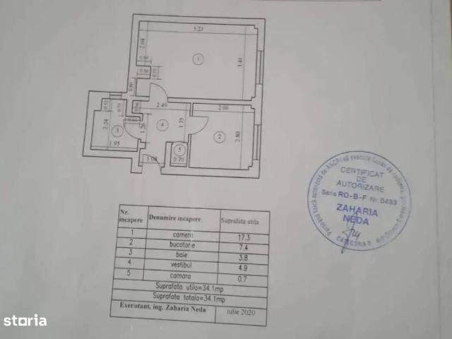 Garsoniera, Tineretului, Str. Visana, 35mp utili