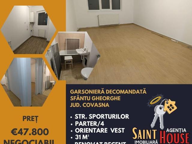1 Cameră, apartament de vanzare Covasna judet, Sfantu Gheorghe 9065 •