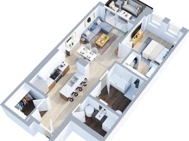 1 CH 1 SDB Gatineau $1,700 /mo