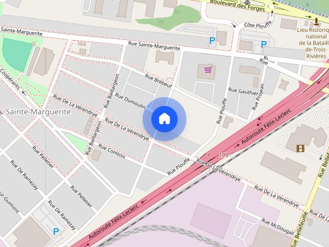 1 CH 1 SDB Trois Rivières $1,900 /mo