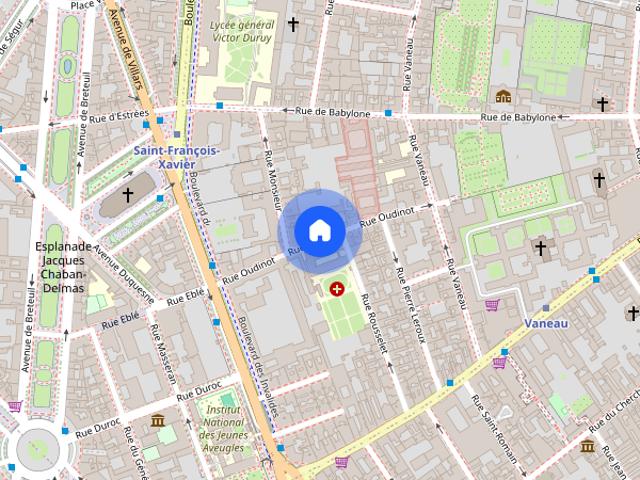 1 chambre, Invalides Paris 7e