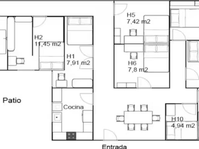 1 Dormitorio Shared Living/Roommate Madrid Madrid 100309200