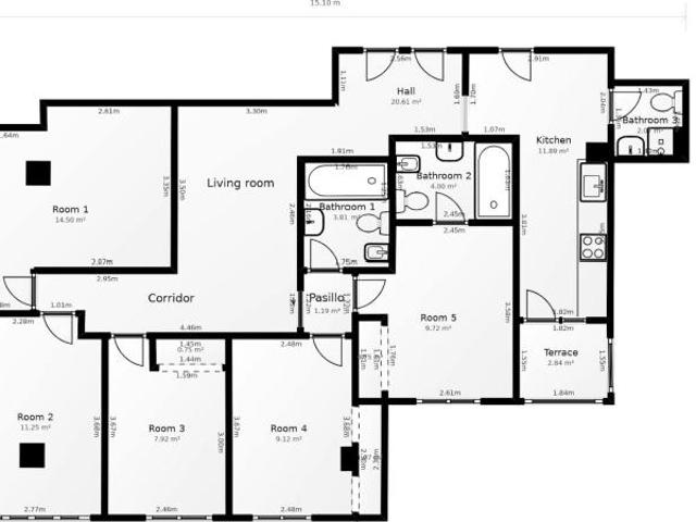 1 Dormitorio Shared Living/Roommate Madrid Madrid 101792500