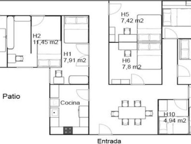 1 Dormitorio Shared Living/Roommate Madrid Madrid LS102753559