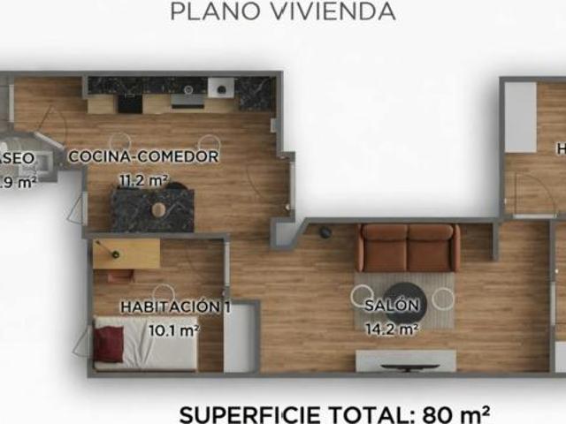1 Dormitorio Shared Living/Roommate Alcoy Alcoy 102813668