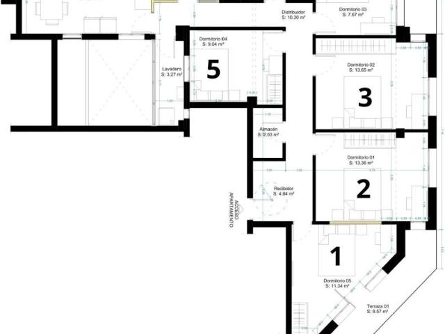 1 Dormitorio Shared Living/Roommate Alicante Alicante 104783051