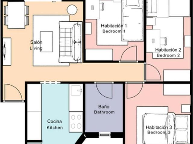 1 Dormitorio Shared Living/Roommate Sevilla Sevilla LS100723712