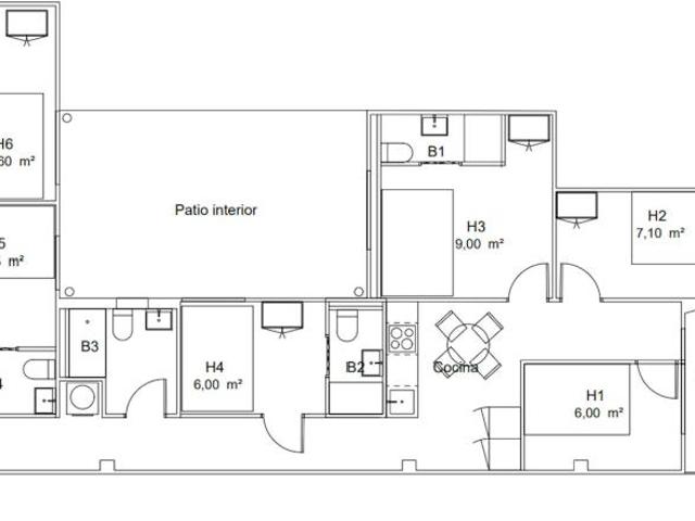 1 Dormitorio Shared Living/Roommate Xirivella Xirivella LS100944106