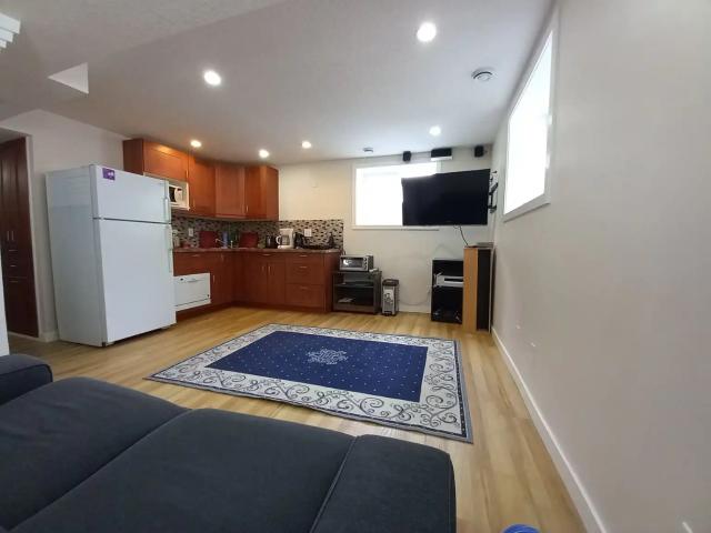 1 huge room in 2 bedroom basement