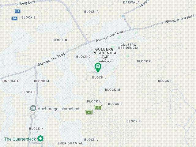 1 Kanal Main Boulevard Plot For Sale In J Block Gulberg Residencia