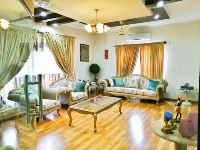 1 kanal main baulavard corner ground portion and basement for rent Islamabad DHA Defence ID 34521
