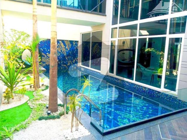 1 kanal modern design full basement fully furnished plus swimming pool bangalow for sale near to kfc dha phase 6 block j