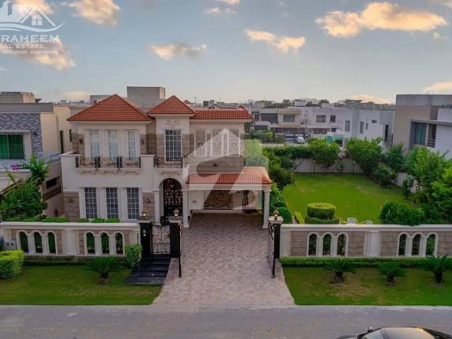 1 kanal lawn plus 1 kanal slightly used ultra modern furnished house with basement for sale in dha phase 5 near to wateen chowk