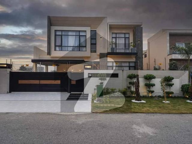 1 kanal bungalow is available in the best block of dha phase 7 lahore brand new full basement