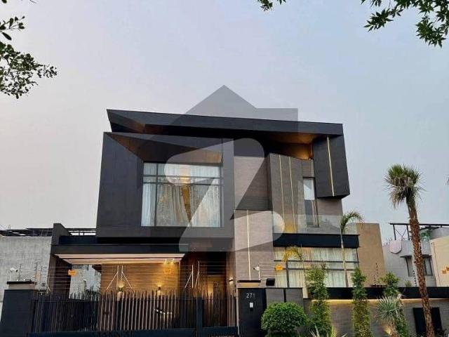 1 kanal bungalow is available in the best block of dha phase 6 lahore | brand new | full basement