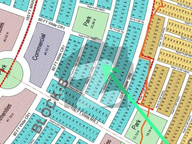 1 Kanal Block B Plot for Sale in DHA Margalla Orchards Islamabad
