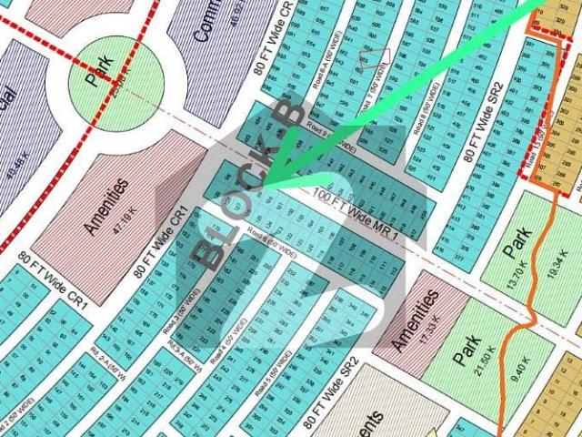 1 Kanal Block B Plot for Sale in DHA Margalla Orchards Islamabad
