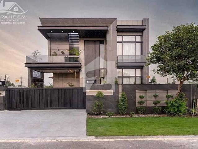 1 kanal brand new ultra modern fully furnished luxury bungalow with mini pool for sale in dha phase 6 near to tim hortons