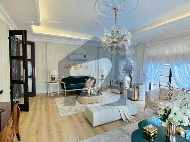 1 Kanal Brand New Fully Furnished Corner House for Sale in DHA Phase 6 F Block Basement | Solar Installed | Prime Location DHA Phase 6 Block F