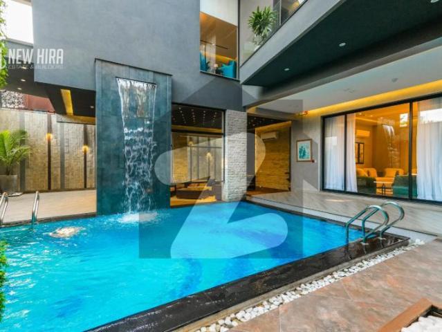 1 Kanal Brand New Fully Furnished With Pool A Plus Construction Modern Design Bungalow For Sale In DHA Phase 6 Lahore Owner Needy DHA Phase 6 Block K