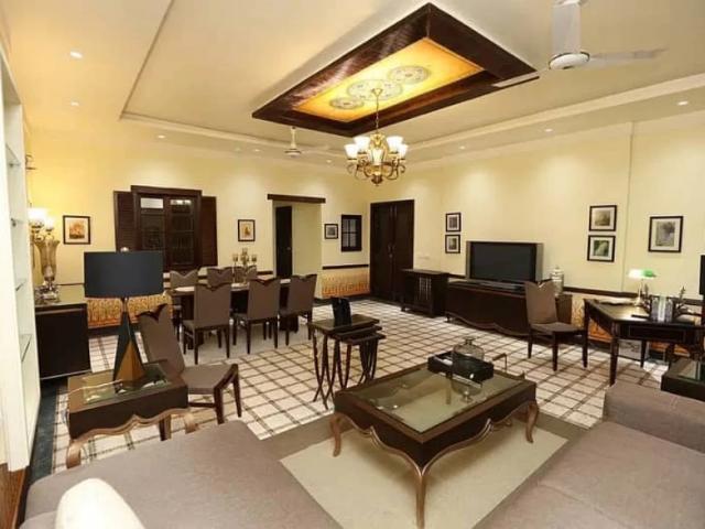 1 kanal brand new glorious and charming design bunglow is available fo Lahore DHA PHASE 7 ID 79750