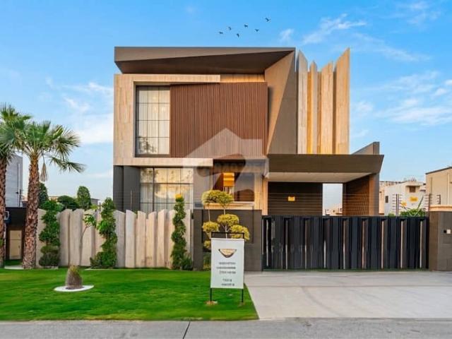 1 Kanal Brand New Luxury Ultra Modern Design Most Beautiful With Basement Fully Furnished Bungalow For Sale At Prime Location Of DHA Phase 6 Lahore Near To Park Near To Raya