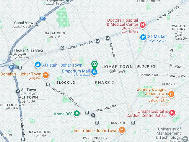 1 Kanal Commercial Plot For Rent In Johar Town Phase 2 Near Shadawal Chowk