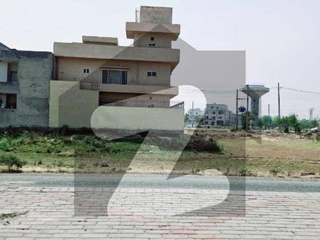 1 Kanal Corner Facing Park Residential Plot For Sale In D Block, LDA Avenue 1 Lahore Near EME DHA