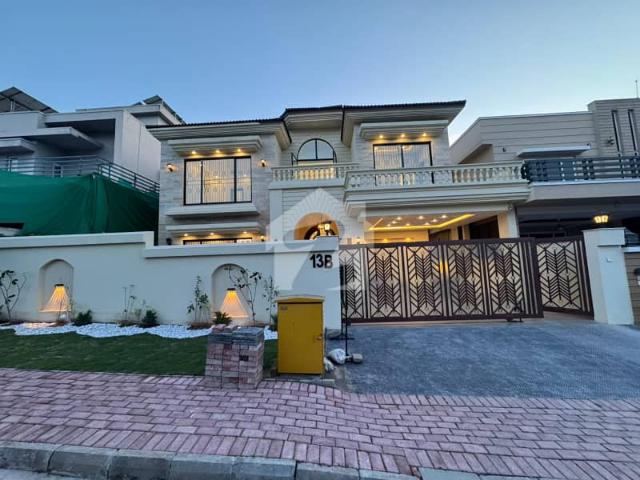 1 Kanal Designer House For Sale A + Construction 15kv Solar Installed Sector C Bahria Enclave Islamabad